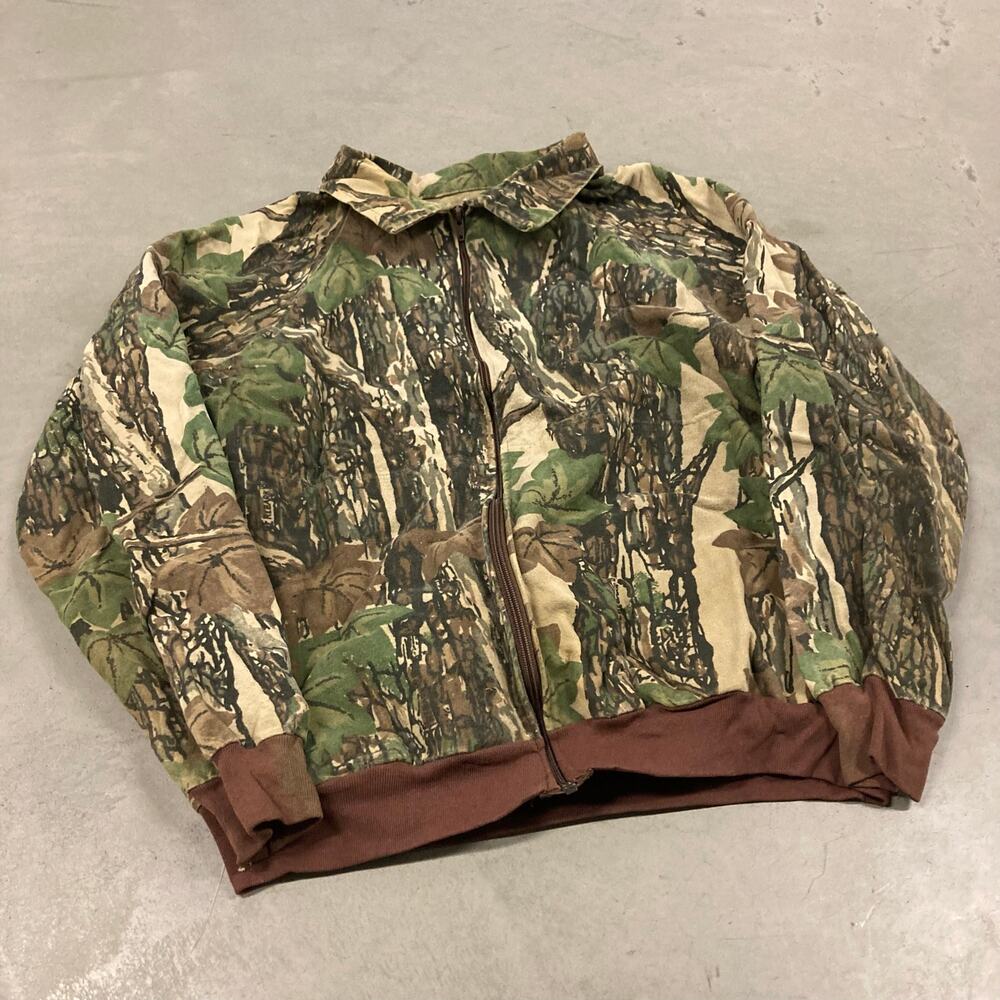 vintage 90s realtree camo bomber jacket